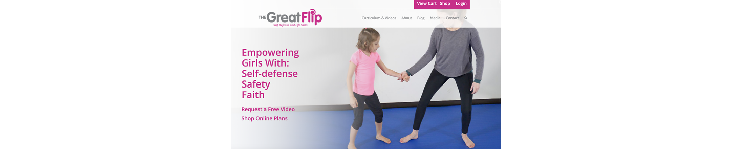 The Great Flip, self-defense, safety and faith for girls age six and up