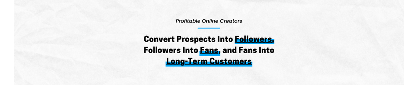 Profitable Online Creators