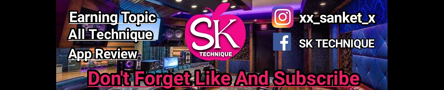 SK TECHNIQUE Channel Apko iss tarah ka contain provide karta he 👇👇👇 1) Technical info like as internet, mobile, laptop, software, apps 2) Earning ki Videos, 3) Science And Technology ki Videos 4) App Review and also YouTube Tips, Tricks, Unboxing