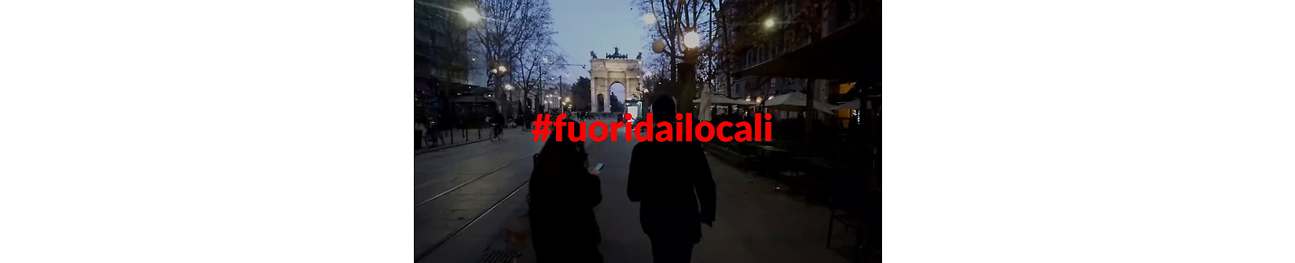 #fuoridailocali #Milano