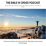 Bible In Order Podcast