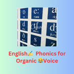 English✍️  Phonics for Organic 😂Voice