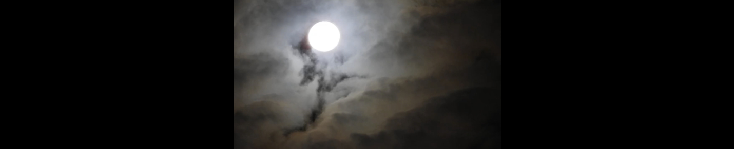 Clouds BEHIND The Moon