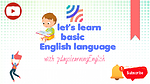 Let's learn basic English