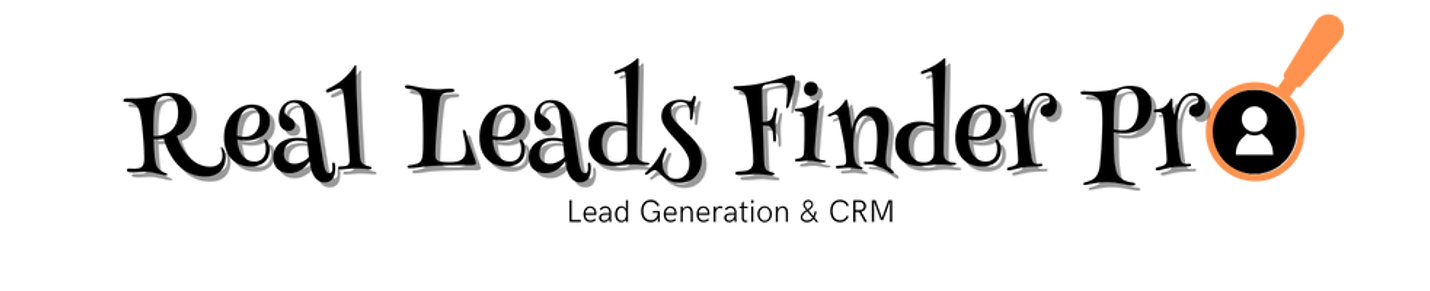 Real Leads Finder Pro For Real Estate Professionals