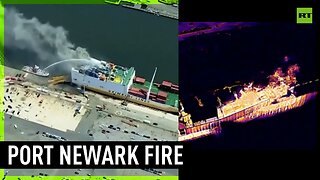 Port Newark fire kills two firefighters, injures five