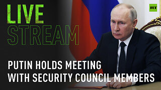 Putin holds meeting with permanent members of Security Council [Tape]