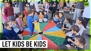 Gaza hospital holds event to help children with war trauma