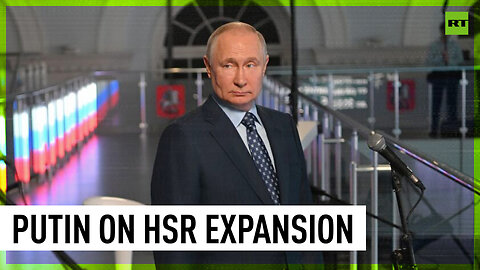 Putin hints at plans to build high-speed railway to Donbass & Belarus
