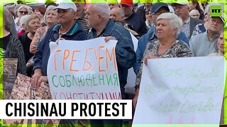 Moldova protesters demand removal of opposition Shor Party ban