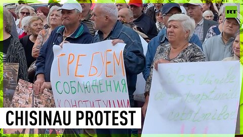 Moldova protesters demand removal of opposition Shor Party ban