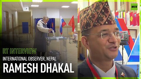 Voting is going ahead very peacefully - International observer Ramesh Dhakal
