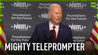 ‘Four more years… PAUSE’ | Teleprompter hijacks Biden's speech