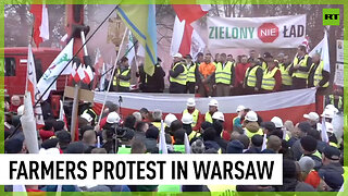 Polish farmers gather in Warsaw to protest against Ukrainian grain