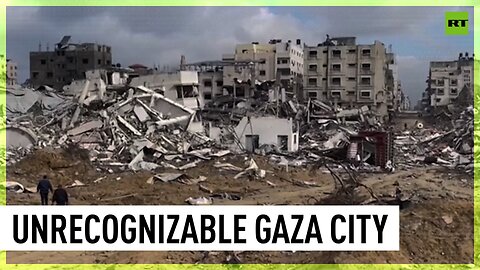 War-ravaged Gaza city left in ruins