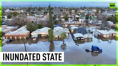 Central California swamped by floodwaters