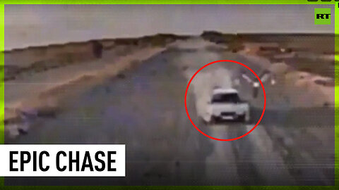 Lada-driving soldier miraculously evades suicide drone