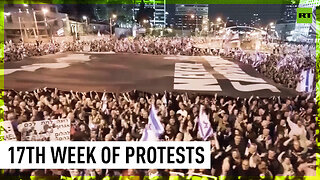 Sea of people engulfs Tel Aviv in protest against judicial reforms