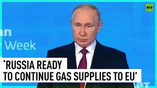 Russia ready to continue to provide gas to Europe - Putin