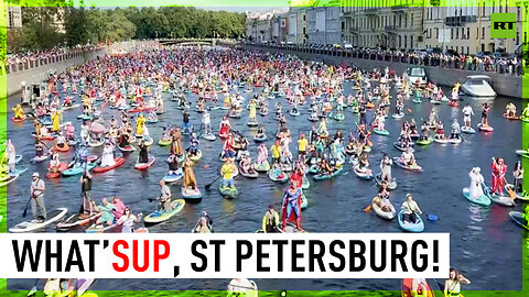 SUP board festival celebrates summer in Saint Petersburg