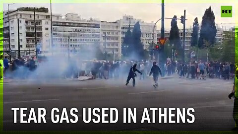 Tear gas used in Athens against pro-Palestine protesters