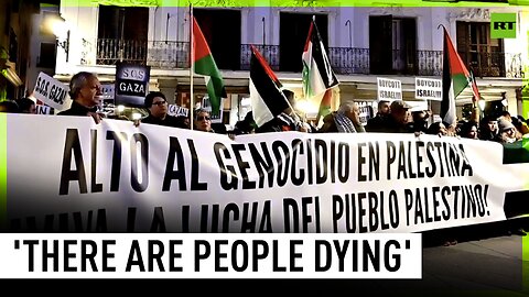 Hundreds demand Spain to stop arming Israel