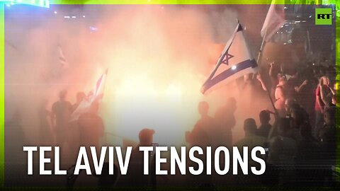 Protesters detained during anti-govt rally in Tel Aviv