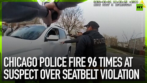 Chicago police fire 96 times at suspect over seatbelt violation