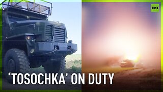 TOS-2 ‘Tosochka’ heavy flamethrower destroys Ukrainian positions