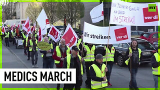 Hospital workers strike, demanding better salaries and conditions in Germany