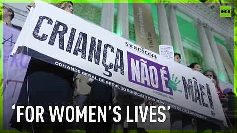 Brazilian women protest against proposed new abortion bill