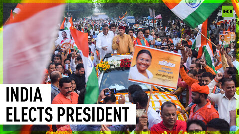 Fireworks & dancing: India elects its 2nd female president, people celebrate