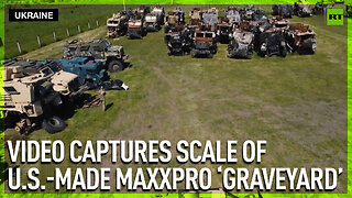 Video captures scale of US-made MaxxPro ‘graveyard’