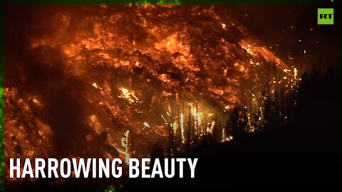 Harrowing beauty | La Palma volcano releases rivers of lava