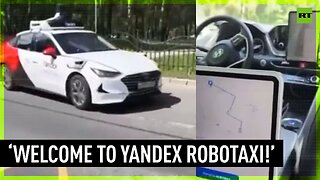 'Buckle up!': Self-driving taxis appear on Moscow streets