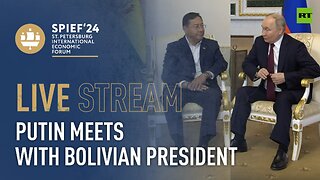 Putin meets with Bolivian leader Luis Arce at SPIEF business forum