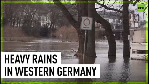 Heavy rains cause flooding, damage in western Germany