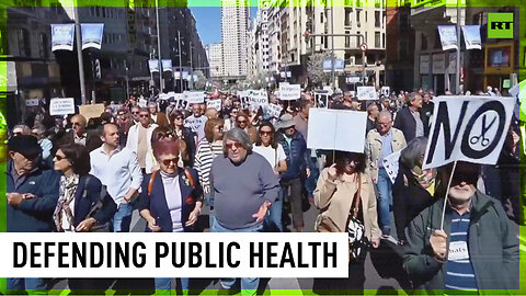 Thousands of medical workers denounce healthcare cuts in Madrid