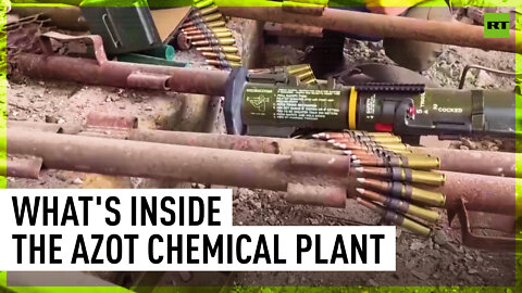 A look inside the Azot chemical plant after Ukraine retreat