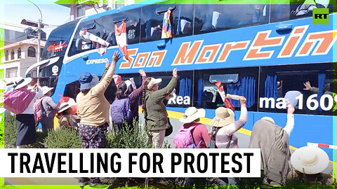 From Puno to Lima: protesters travel to demand govt’s resignation