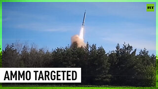 Iskander tactical missile systems destroy Ukrainian Army ammo depot