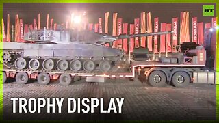 German-made Leopard tank joins NATO trophy display in Moscow