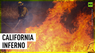 Hellish fire rages near Yosemite National Park