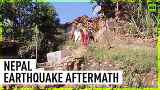 Devastating aftermath of 6.4 magnitude earthquake in Nepal