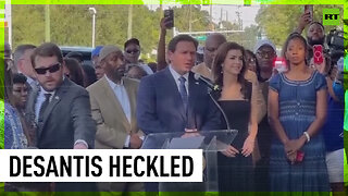 Ron DeSantis booed at vigil for Florida shooting victims