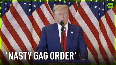❗️I'm under gag order by man that can't put two sentences together – Trump