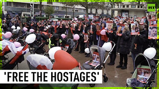 Hundreds of Paris demonstrators call for release of Israeli hostages