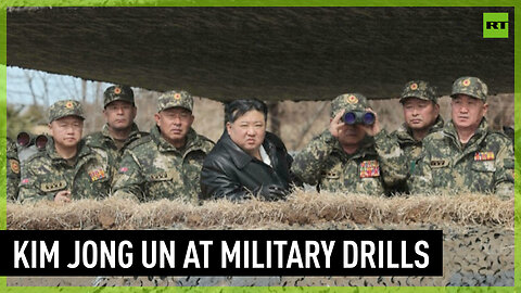 Kim Jong Un observes military exercises