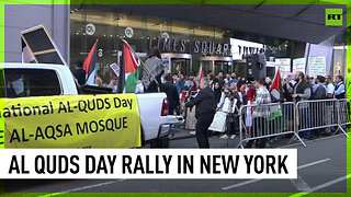 Hundreds gather in NYC’s Times Square for Al Quds Day