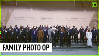 Putin, African leaders pose for group photo during Russia-Africa summit